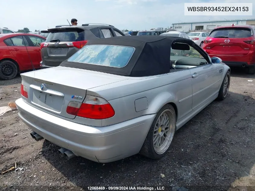 WBSBR93452EX24153 2002 BMW M3