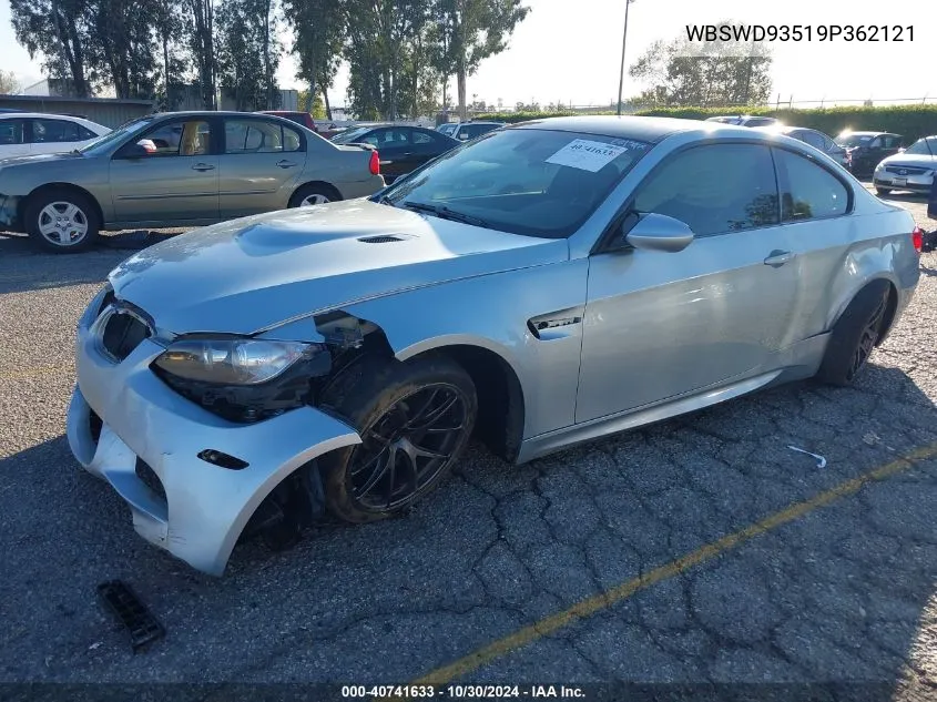 2009 BMW M3 VIN: WBSWD93519P362121 Lot: 40741633