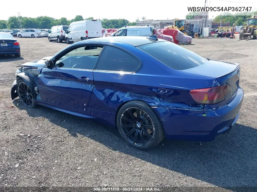 WBSWD9C54AP362747 2010 BMW M3