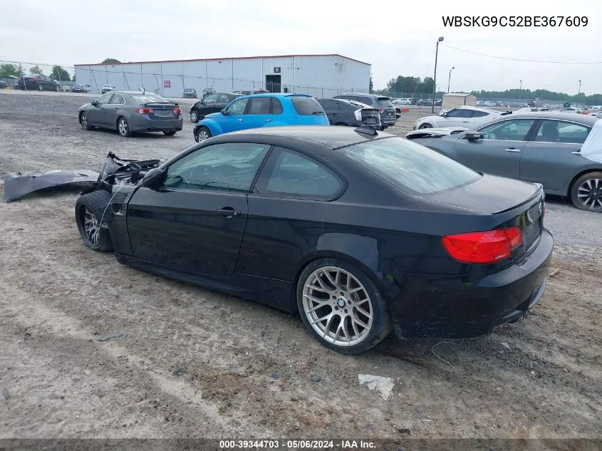 2011 BMW M3 VIN: WBSKG9C52BE367609 Lot: 39344703