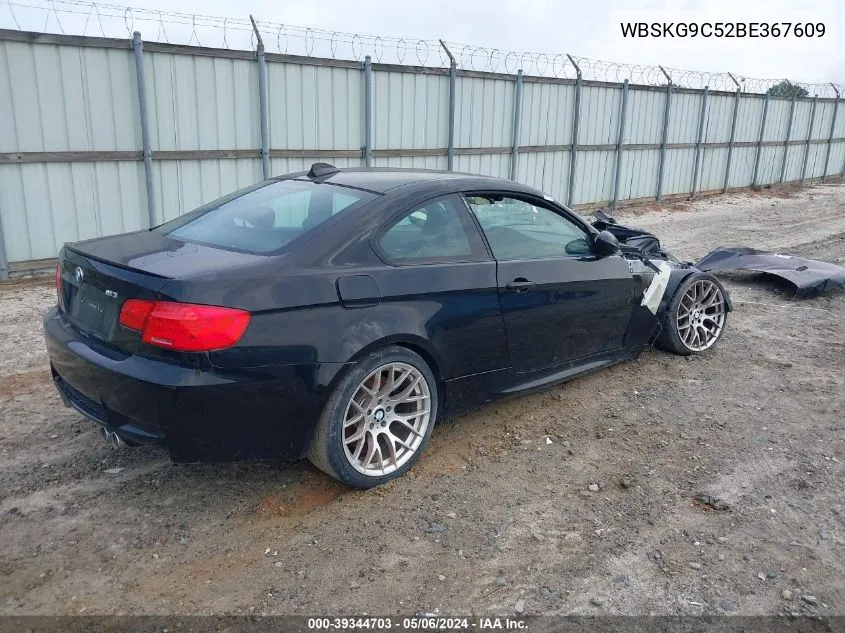 WBSKG9C52BE367609 2011 BMW M3