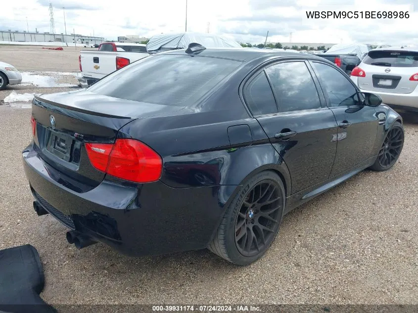 WBSPM9C51BE698986 2011 BMW M3