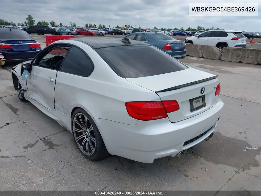 WBSKG9C54BE369426 2011 BMW M3