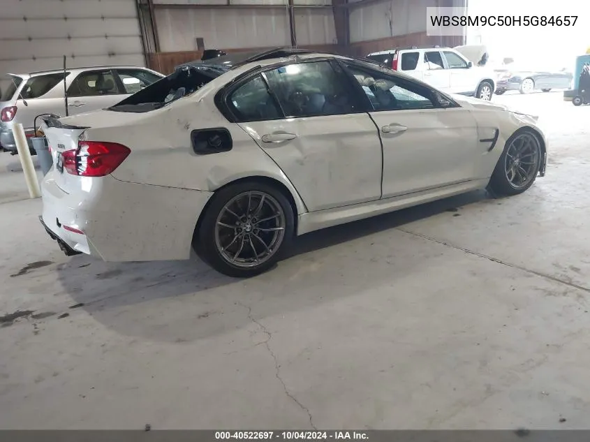 2017 BMW M3 VIN: WBS8M9C50H5G84657 Lot: 40522697