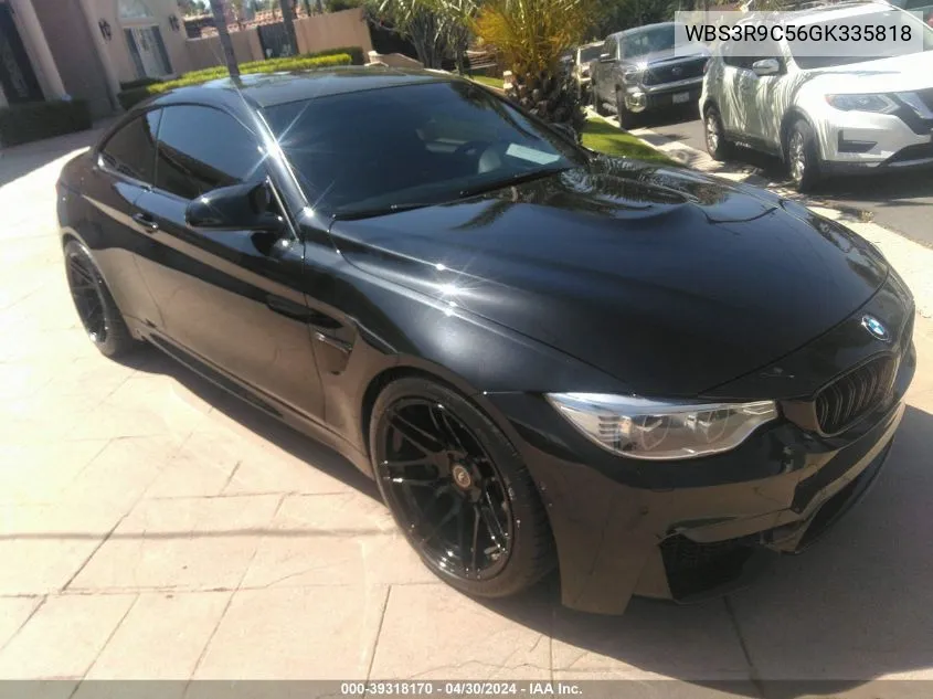 2016 BMW M4 VIN: WBS3R9C56GK335818 Lot: 39318170