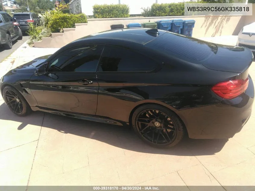 2016 BMW M4 VIN: WBS3R9C56GK335818 Lot: 39318170