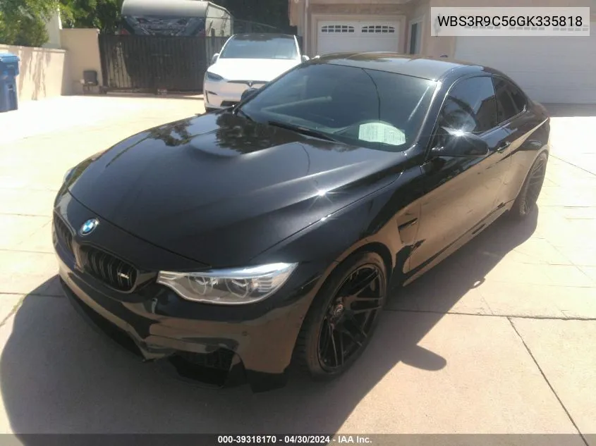 2016 BMW M4 VIN: WBS3R9C56GK335818 Lot: 39318170