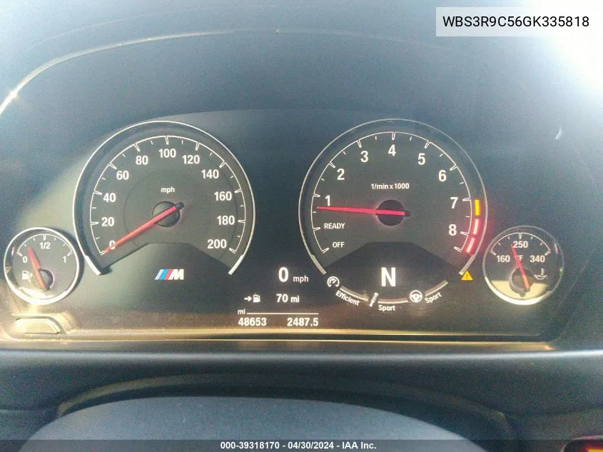 WBS3R9C56GK335818 2016 BMW M4