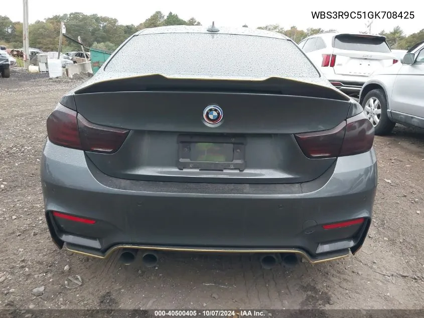 2016 BMW M4 VIN: WBS3R9C51GK708425 Lot: 40500405