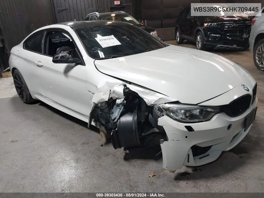 2017 BMW M4 VIN: WBS3R9C5XHK709445 Lot: 39303430