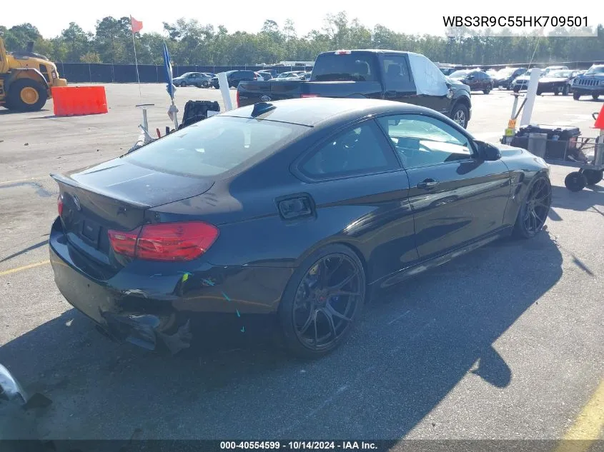 2017 BMW M4 VIN: WBS3R9C55HK709501 Lot: 40554599