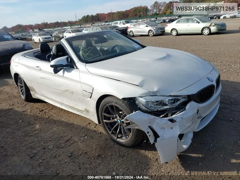 2017 BMW M4 VIN: WBS3U9C38HP971268 Lot: 40761568