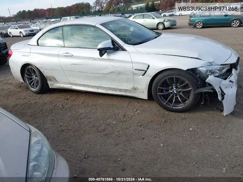 2017 BMW M4 VIN: WBS3U9C38HP971268 Lot: 40761568