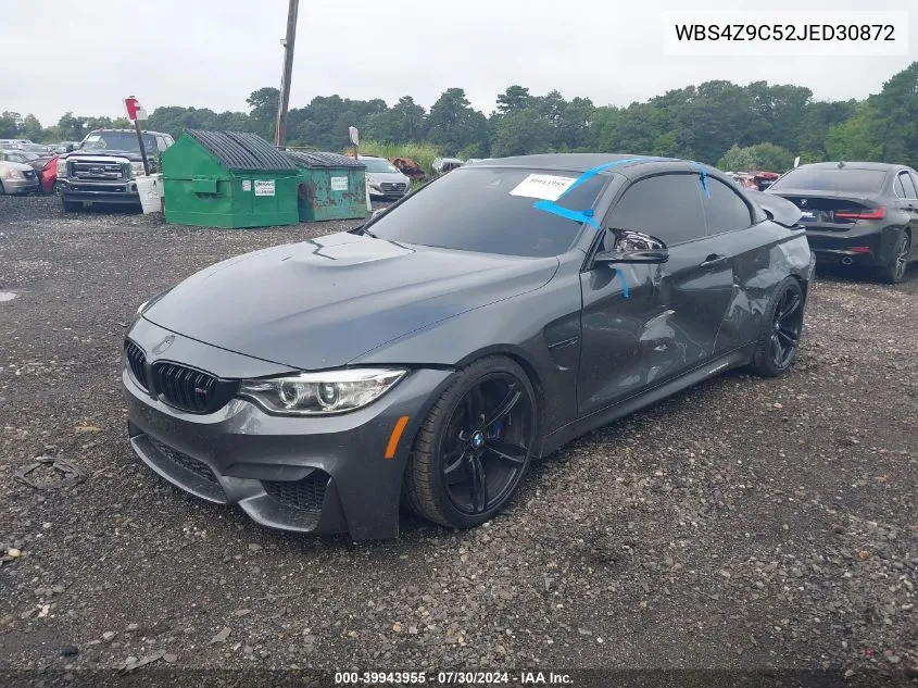 2018 BMW M4 VIN: WBS4Z9C52JED30872 Lot: 39943955