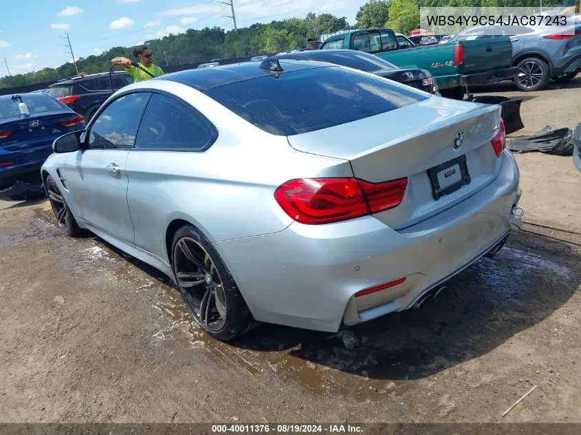 WBS4Y9C54JAC87243 2018 BMW M4