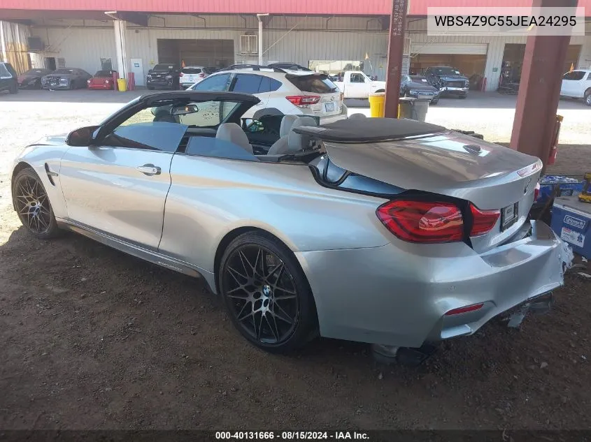 2018 BMW M4 VIN: WBS4Z9C55JEA24295 Lot: 40131666