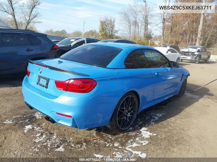 2019 BMW M4 VIN: WBS4Z9C5XKEJ63711 Lot: 40778232