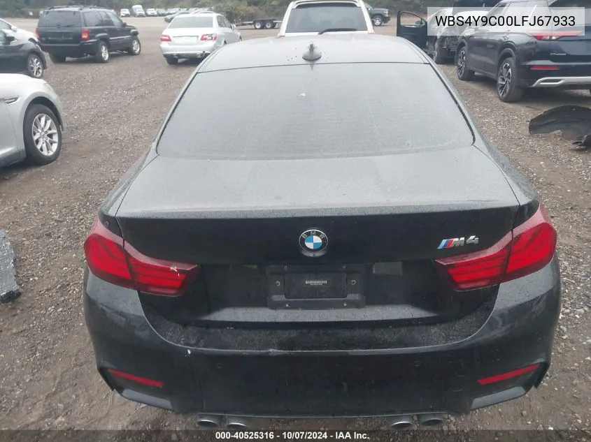 2020 BMW M4 VIN: WBS4Y9C00LFJ67933 Lot: 40525316