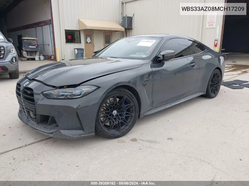 WBS33AZ08MCH17209 2021 BMW M4 Competition