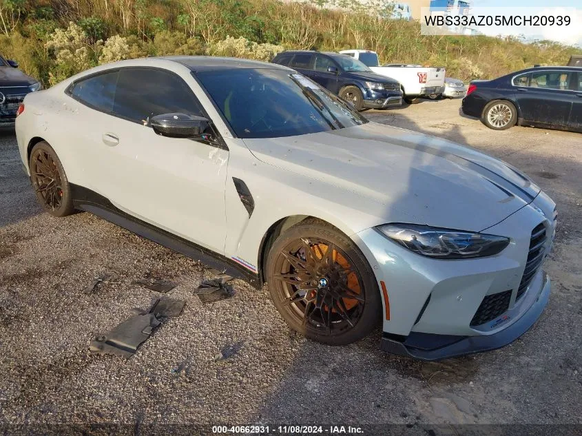 2021 BMW M4 Competition VIN: WBS33AZ05MCH20939 Lot: 40662931