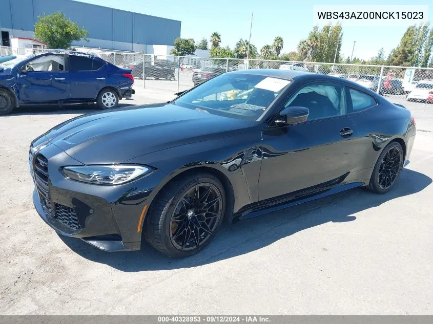 WBS43AZ00NCK15023 2022 BMW M4 Competition