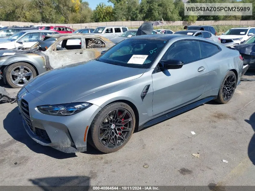 2023 BMW M4 Competition xDrive VIN: WBS43AZ05PCM25989 Lot: 40564544