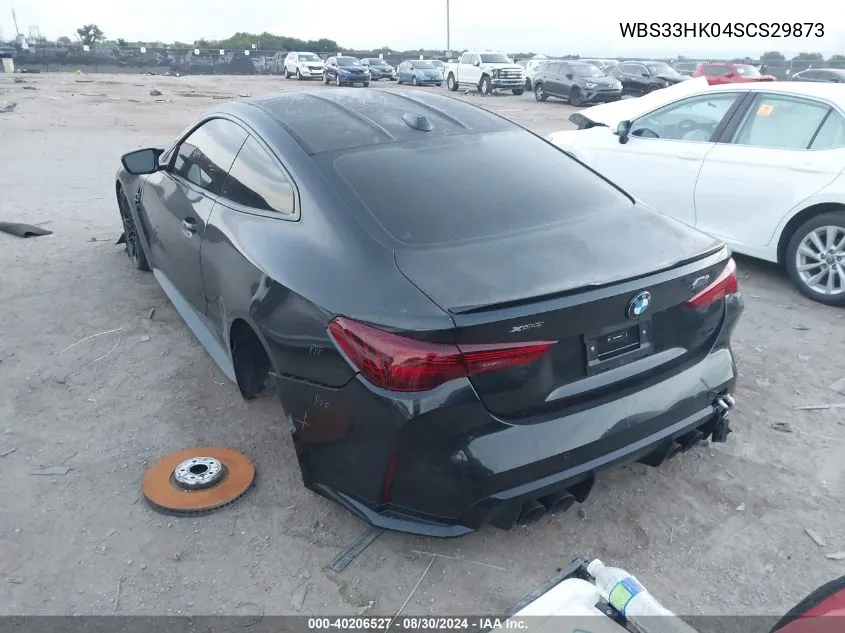 2025 BMW M4 Competition xDrive VIN: WBS33HK04SCS29873 Lot: 40206527