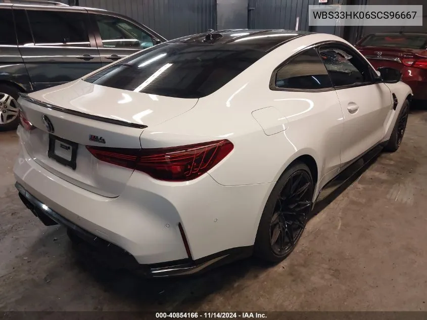 2025 BMW M4 Competition xDrive VIN: WBS33HK06SCS96667 Lot: 40854166