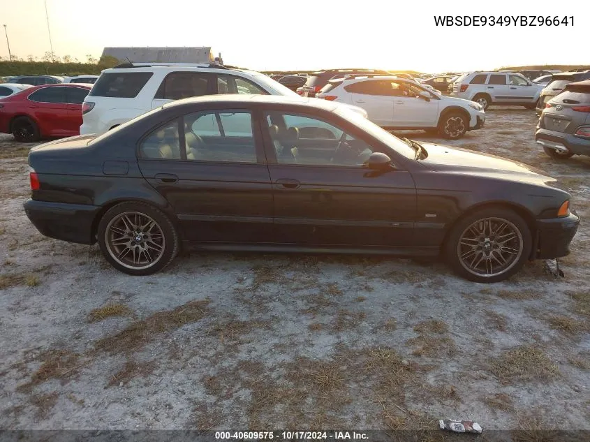 2000 BMW M5 VIN: WBSDE9349YBZ96641 Lot: 40609575