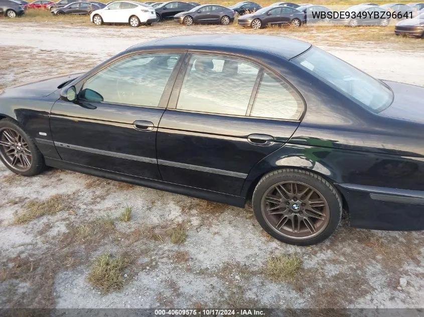 2000 BMW M5 VIN: WBSDE9349YBZ96641 Lot: 40609575