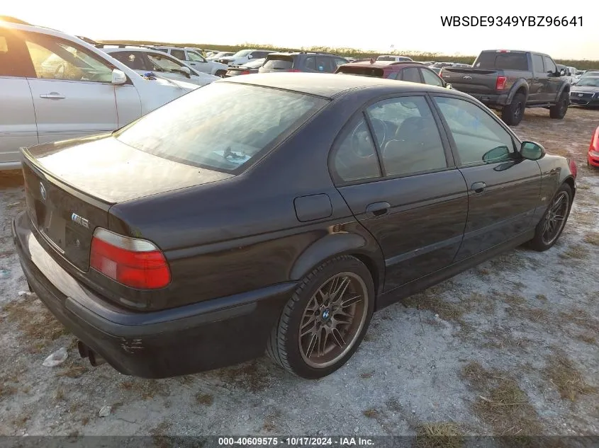 2000 BMW M5 VIN: WBSDE9349YBZ96641 Lot: 40609575