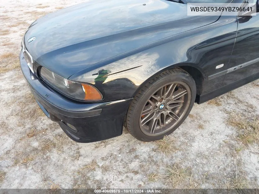 2000 BMW M5 VIN: WBSDE9349YBZ96641 Lot: 40609575