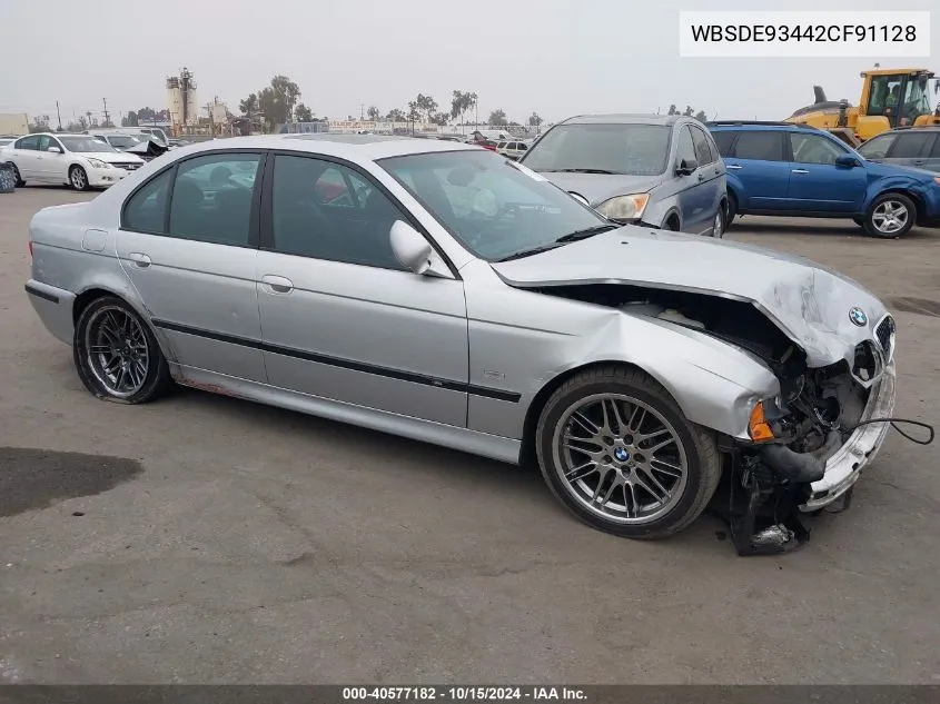 2002 BMW M5 VIN: WBSDE93442CF91128 Lot: 40577182