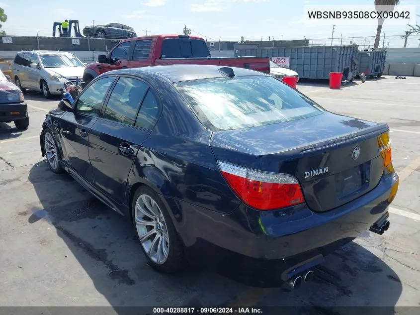 WBSNB93508CX09042 2008 BMW M5