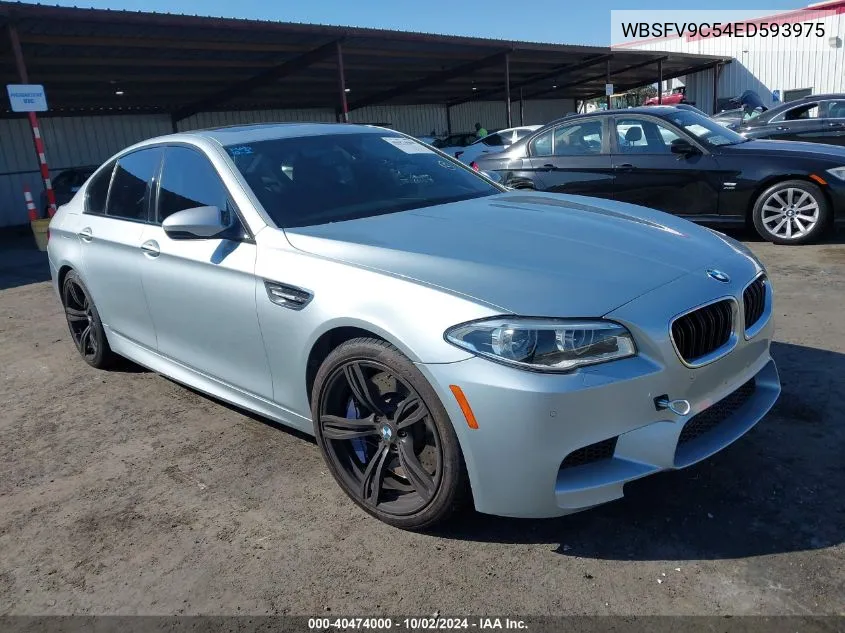 2014 BMW M5 VIN: WBSFV9C54ED593975 Lot: 40474000