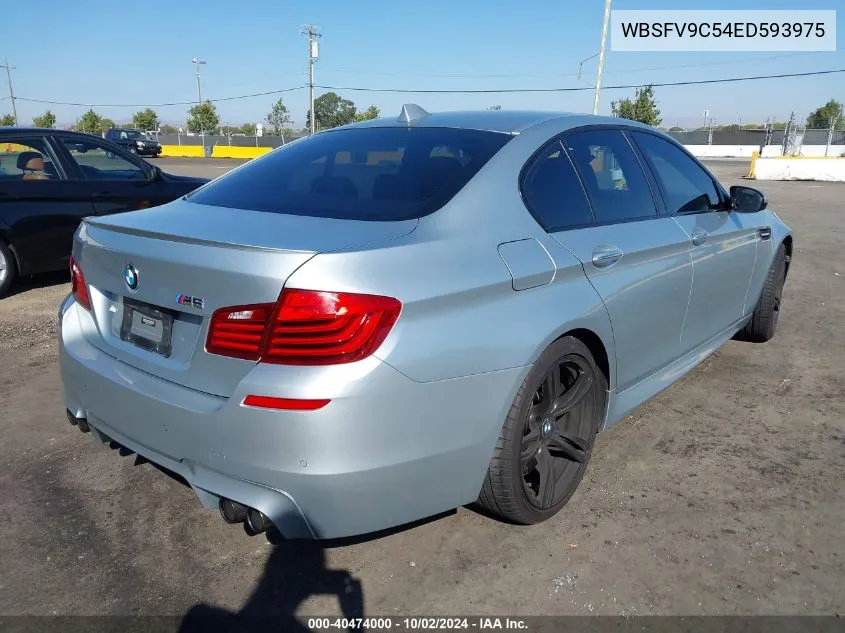 2014 BMW M5 VIN: WBSFV9C54ED593975 Lot: 40474000