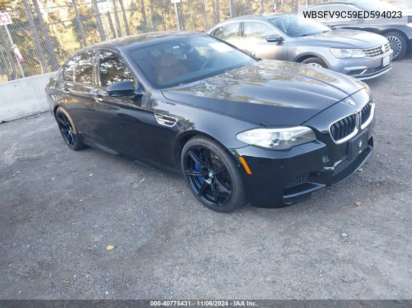 2014 BMW M5 VIN: WBSFV9C59ED594023 Lot: 40775431