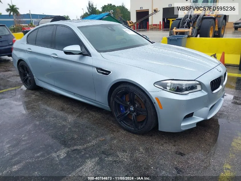 2015 BMW M5 VIN: WBSFV9C57FD595236 Lot: 40784673