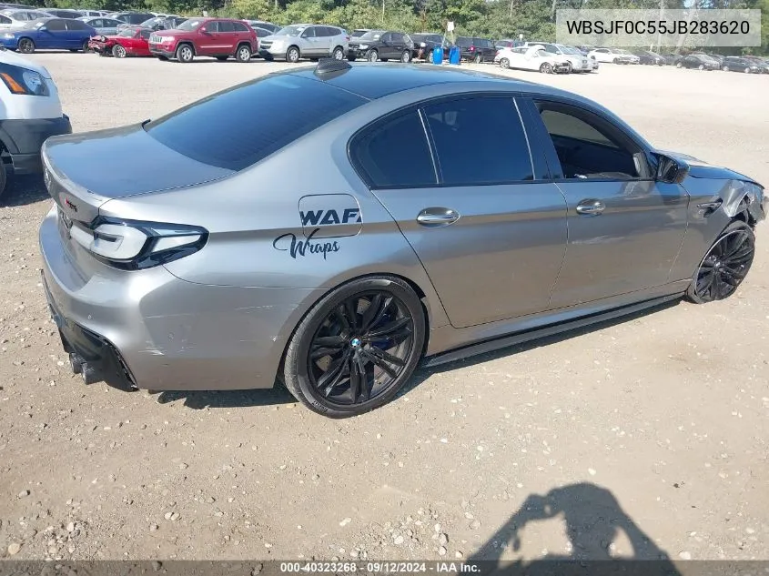 2018 BMW M5 VIN: WBSJF0C55JB283620 Lot: 40323268