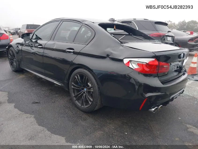 2018 BMW M5 VIN: WBSJF0C54JB282393 Lot: 40533909