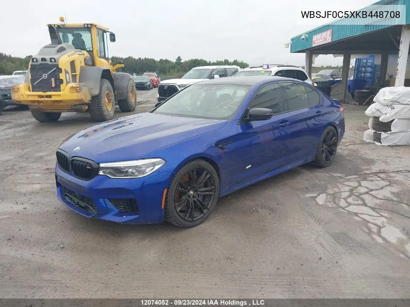 WBSJF0C5XKB448708 2019 BMW M5