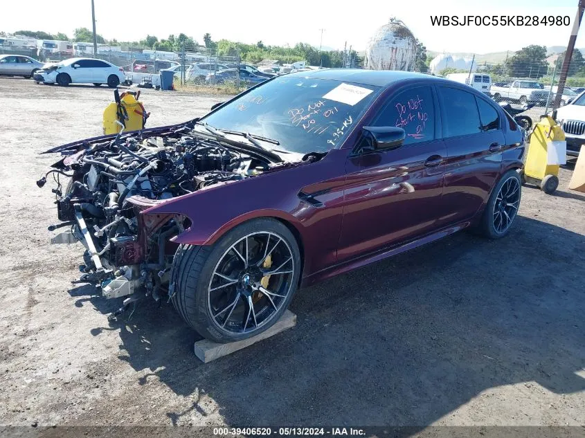 WBSJF0C55KB284980 2019 BMW M5 Competition