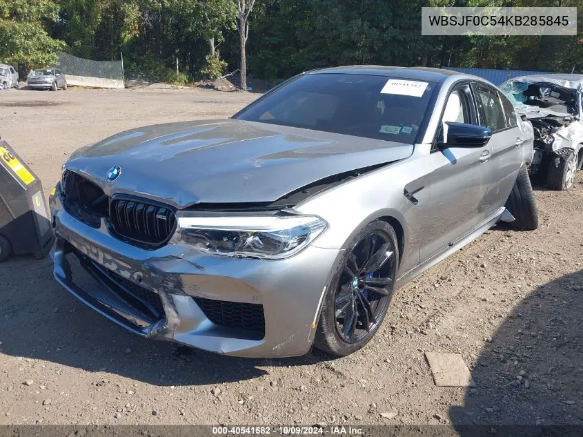 2019 BMW M5 Competition VIN: WBSJF0C54KB285845 Lot: 40541582