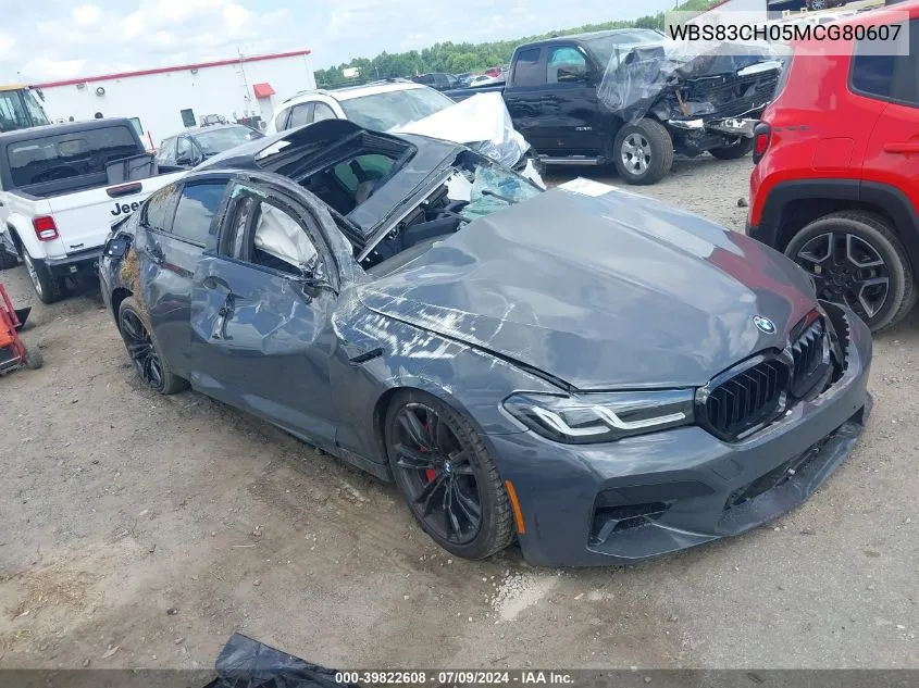 2021 BMW M5 VIN: WBS83CH05MCG80607 Lot: 39822608