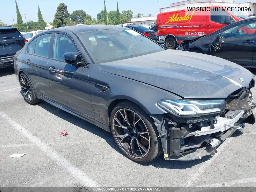 2021 BMW M5 VIN: WBS83CH01MCF10096 Lot: 39869806