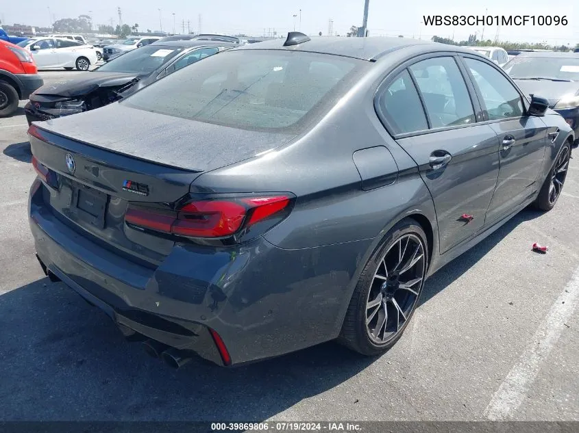 2021 BMW M5 VIN: WBS83CH01MCF10096 Lot: 39869806