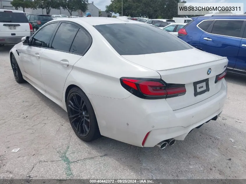 WBS83CH06MCG03311 2021 BMW M5