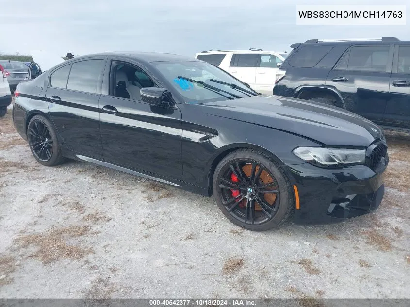 2021 BMW M5 VIN: WBS83CH04MCH14763 Lot: 40542377