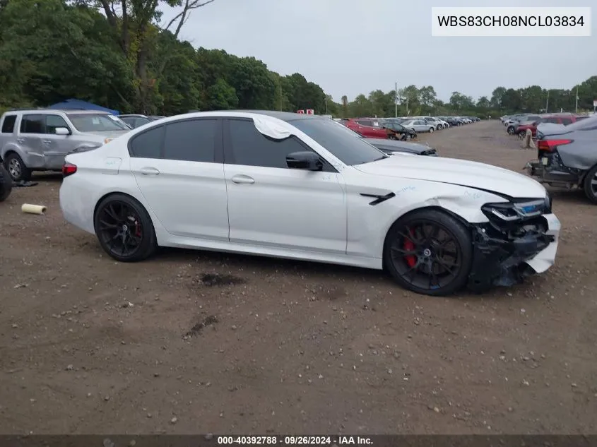 WBS83CH08NCL03834 2022 BMW M5