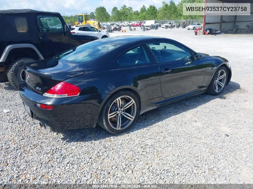 WBSEH93537CY23758 2007 BMW M6